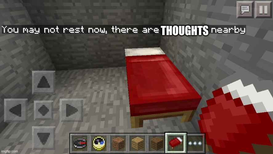 You may not rest now | THOUGHTS | image tagged in you may not rest now | made w/ Imgflip meme maker