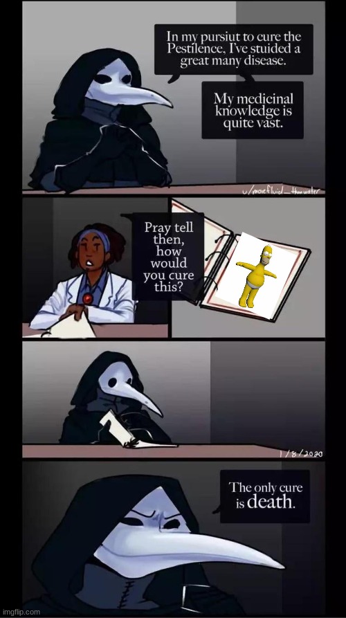 If you know, you know | image tagged in scp-049 the only cure is death | made w/ Imgflip meme maker