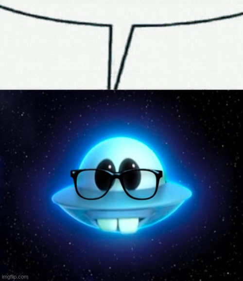 Nerd UFO | image tagged in nerd ufo | made w/ Imgflip meme maker