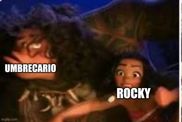 oh dear | UMBRECARIO; ROCKY | image tagged in duck | made w/ Imgflip meme maker