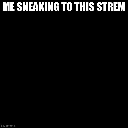 S N E A K Y | ME SNEAKING TO THIS STREM | image tagged in s n e a k y | made w/ Imgflip meme maker