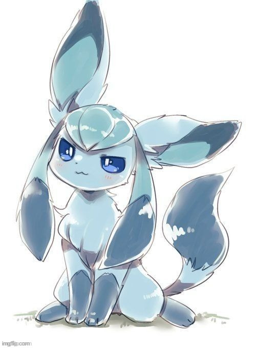 Evil glaceon | image tagged in evil glaceon | made w/ Imgflip meme maker