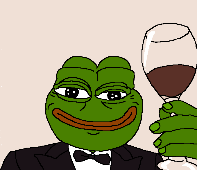 Cheers Pepe Blank Meme Template