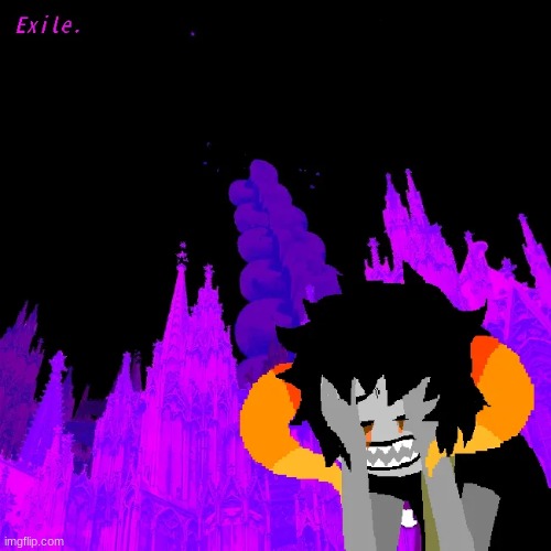 I know it's emo, but this is the W.I.P. cover art for Exile. | made w/ Imgflip meme maker