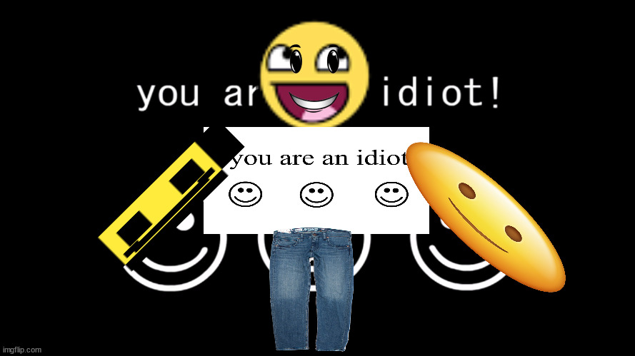 you are an idiot! - Imgflip