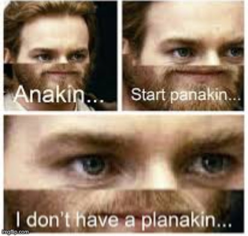 Anikin panikin | image tagged in anikin panikin | made w/ Imgflip meme maker