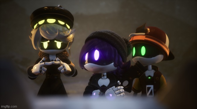 N is feeling sorry for all the killing spree | image tagged in n feeling sorry in front of his friends | made w/ Imgflip meme maker