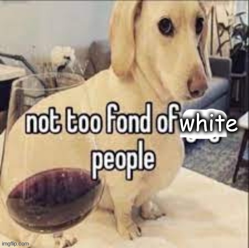 white | made w/ Imgflip meme maker