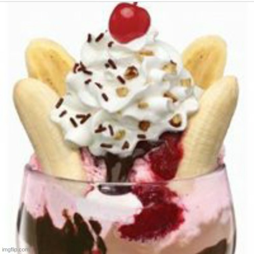 First to comment gets the sundae. | image tagged in ice cream sundae | made w/ Imgflip meme maker