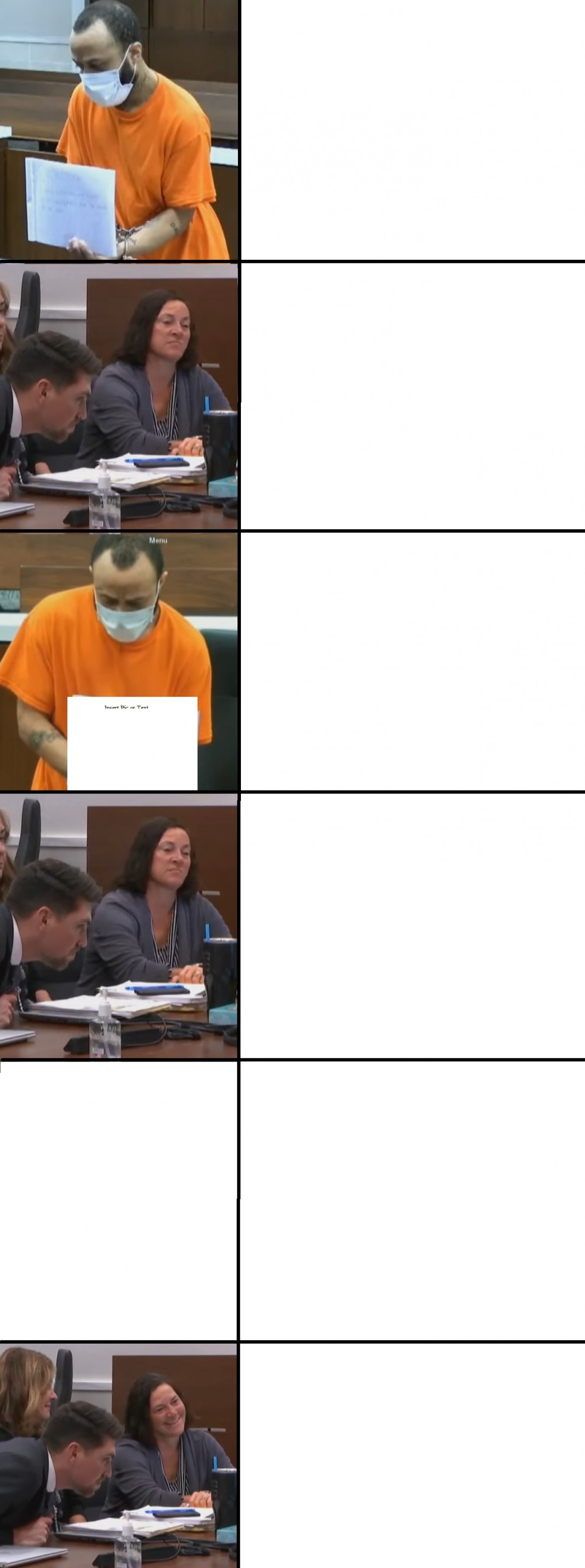 High Quality OBJECTION/GROUNDZ Blank Meme Template