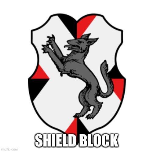 Cronnian Crest | SHIELD BLOCK | image tagged in cronnian crest | made w/ Imgflip meme maker