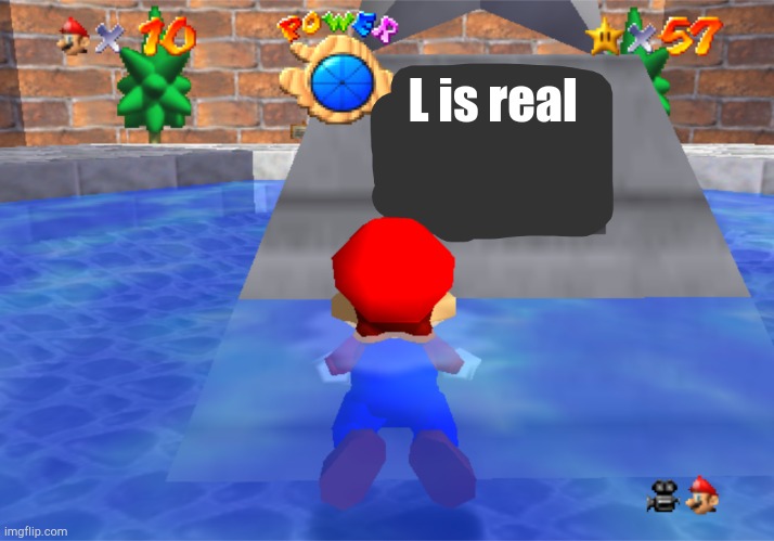 L Is Real Template | L is real | image tagged in l is real template | made w/ Imgflip meme maker