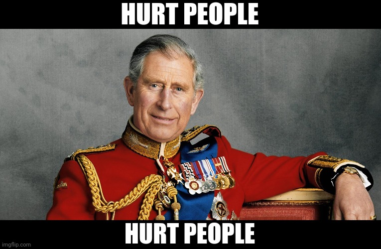 Hurt People Hurt People | HURT PEOPLE; HURT PEOPLE | image tagged in murderer | made w/ Imgflip meme maker
