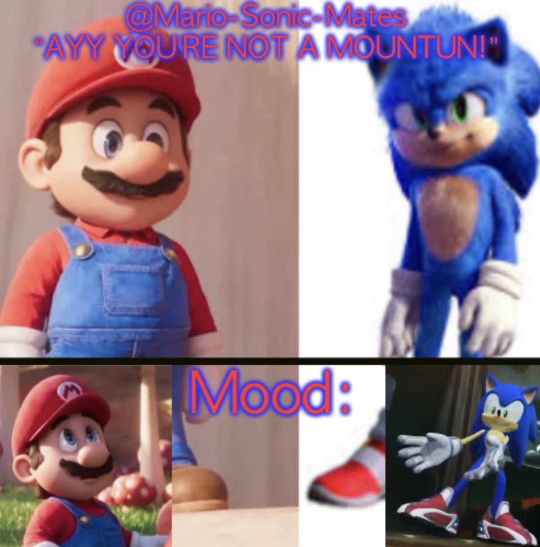 High Quality @Mario-Sonic-Mates’ announcement template Blank Meme Template