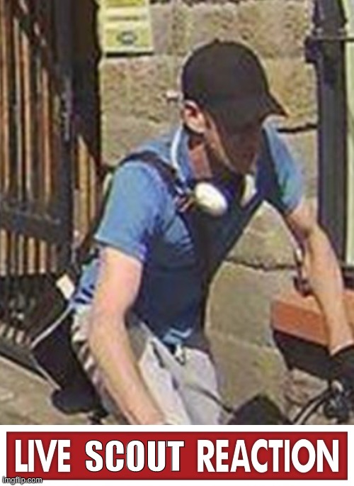 SCOUT | image tagged in live x reaction | made w/ Imgflip meme maker