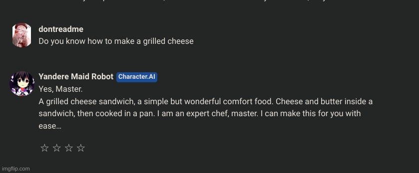 HOLY SHIT GUYS SHE KNOWS HOW TO MAKE A GRILLED CHEESE!!! | made w/ Imgflip meme maker