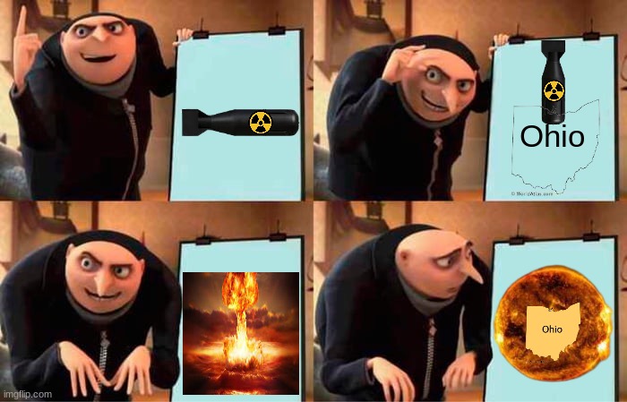 Gru's Plan Meme | Ohio | image tagged in memes,gru's plan | made w/ Imgflip meme maker