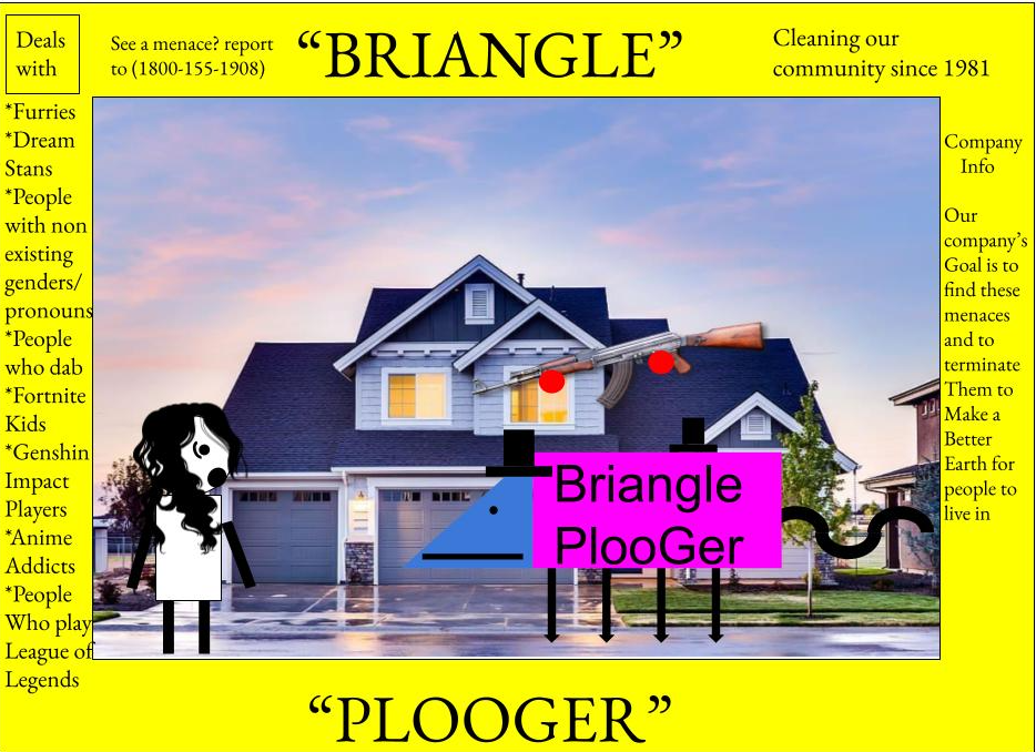 The briangle plooger Blank Meme Template