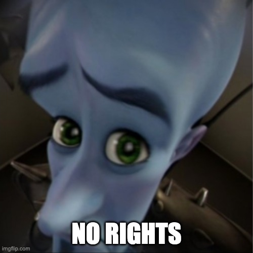 Megamind peeking | NO RIGHTS | image tagged in megamind peeking | made w/ Imgflip meme maker