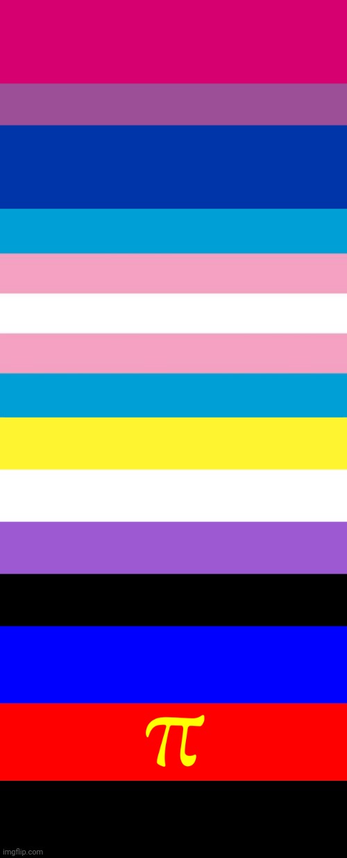 My flags!! | image tagged in bi flag,transgender flag,nonbinary,polyamorous flag | made w/ Imgflip meme maker