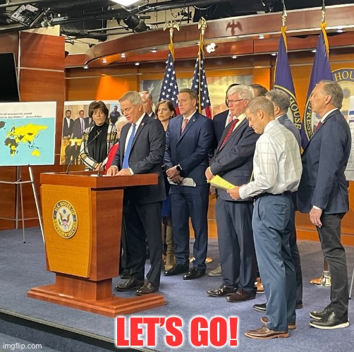 Great job, Republican Representatives! | LET’S GO! | image tagged in congress,republican party,joe biden,biden,democrat party,government corruption | made w/ Imgflip meme maker