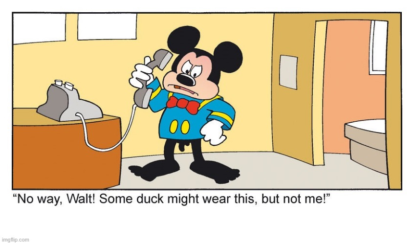 Donald Mouse | image tagged in comics | made w/ Imgflip meme maker