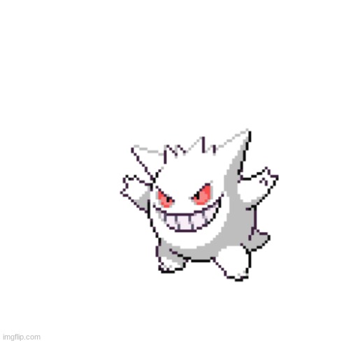 My version of shiny Gengar - Imgflip