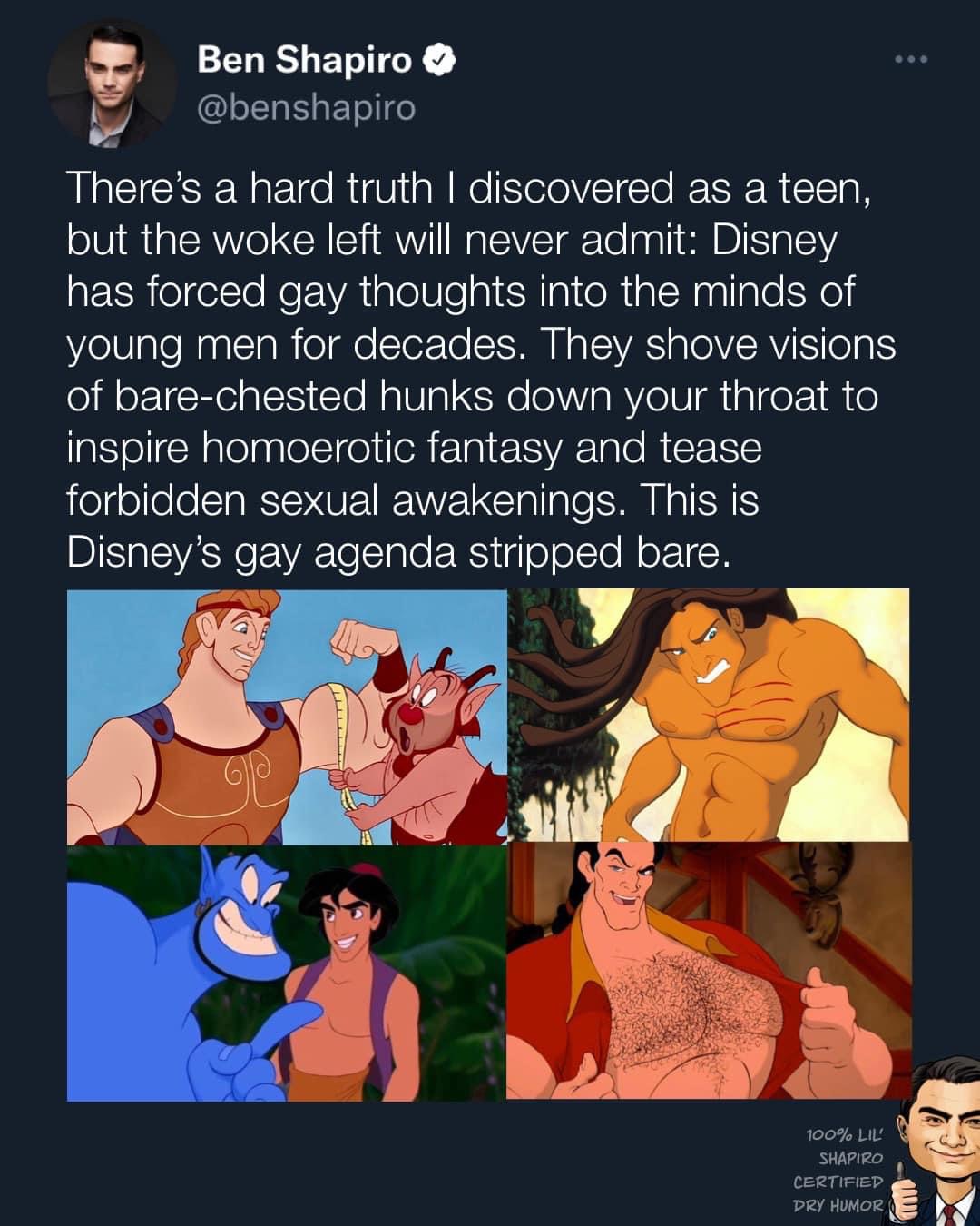 High Quality Ben Shapiro destroys the gay agenda Blank Meme Template