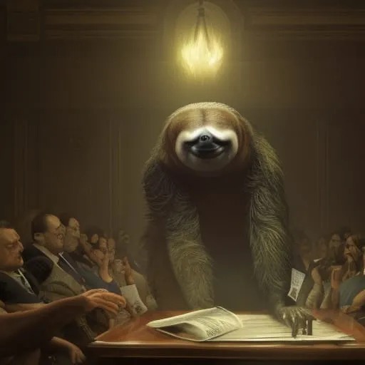High Quality Vice-president sloth applauds Blank Meme Template
