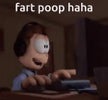 High Quality fart poop haha Blank Meme Template