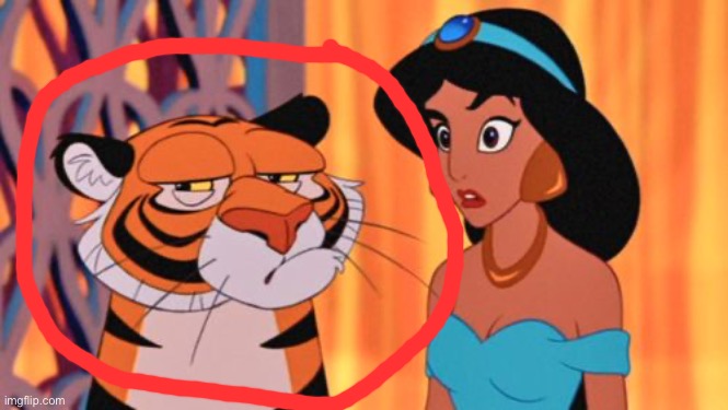 Jasmine and Rajah | image tagged in jasmine and rajah | made w/ Imgflip meme maker