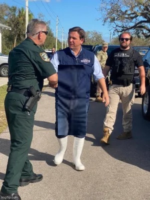 DeSantis White Boots | image tagged in desantis white boots | made w/ Imgflip meme maker