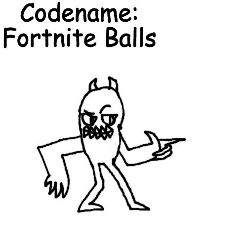 High Quality Codename: Fortnite Balls Blank Meme Template