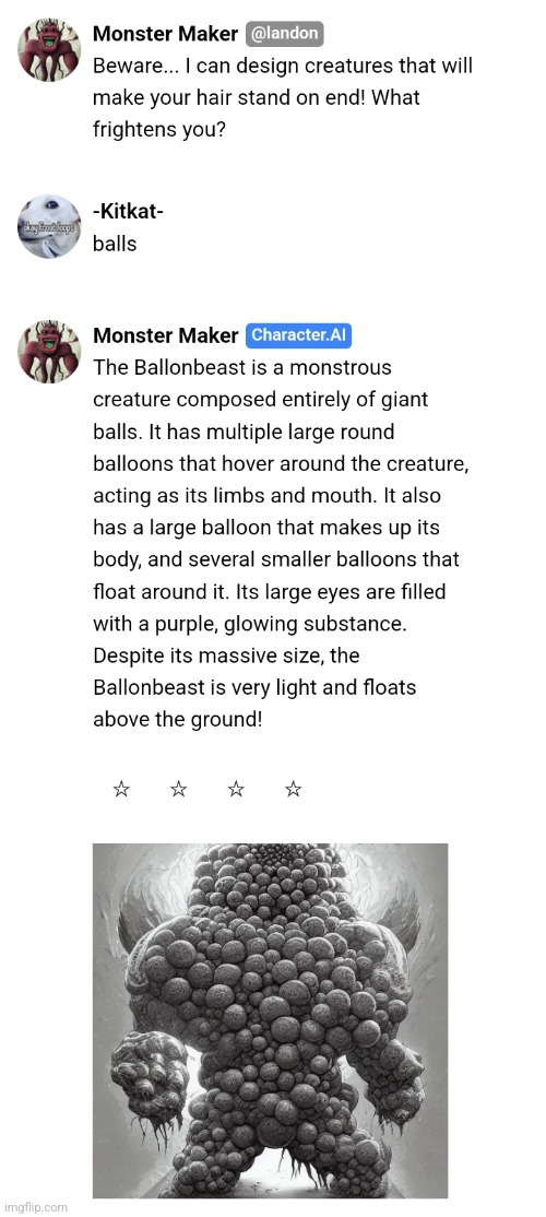 BALLS MONSTER | made w/ Imgflip meme maker