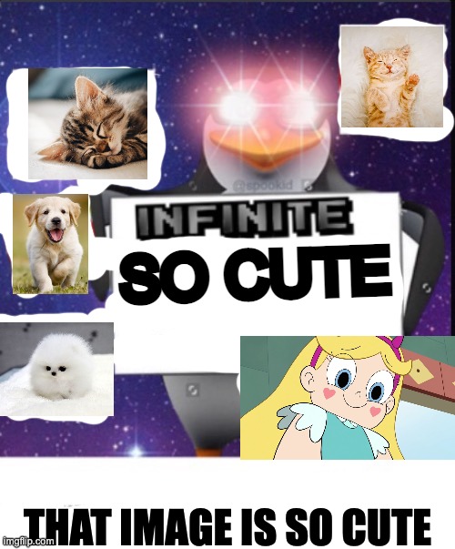 High Quality Infinite So Cute Blank Meme Template
