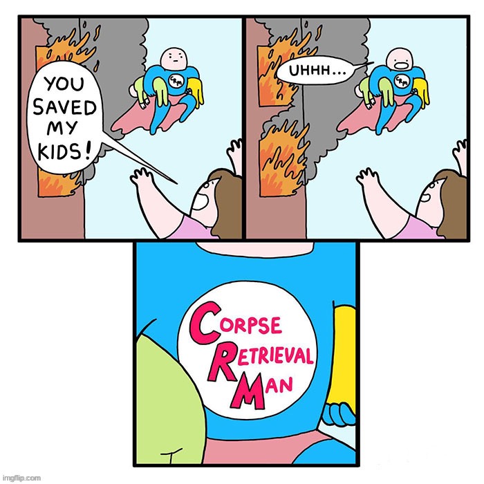 image tagged in dark humor | made w/ Imgflip meme maker