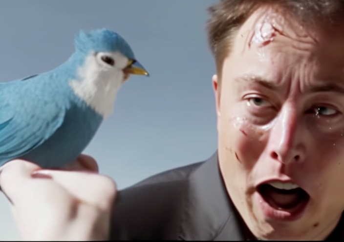 High Quality Elon Musk vs. Twitter Blank Meme Template