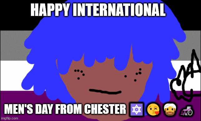Anna shinoda and terlinda Bennington will not die tomorrow ? | HAPPY INTERNATIONAL; MEN'S DAY FROM CHESTER 🔯😘👳‍♂️🦽 | image tagged in lgbt | made w/ Imgflip meme maker