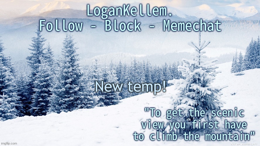 Thank you Steve! | New temp! | image tagged in logankellem announcement 4 0 | made w/ Imgflip meme maker