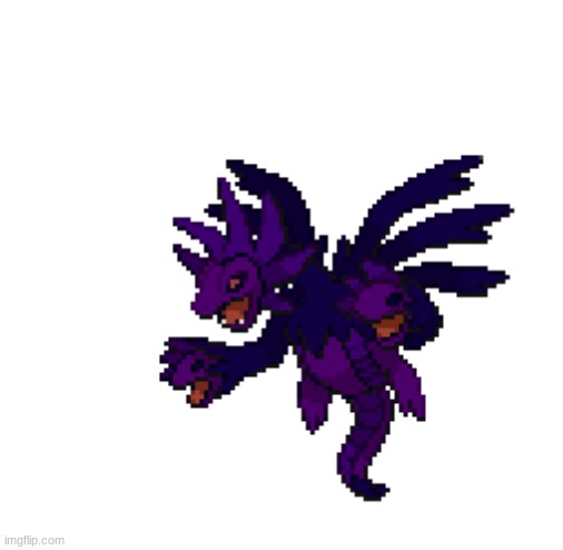My version of shiny Hydreigon | image tagged in custom shiny | made w/ Imgflip meme maker