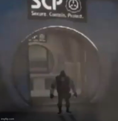 HEAVY WORKS FOR THE SCP FOUNDATION CONFIRMED | image tagged in shitpost | made w/ Imgflip meme maker