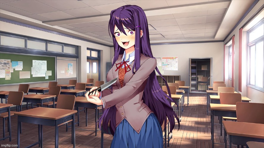 Yuri kills herself | image tagged in yuri kills herself | made w/ Imgflip meme maker