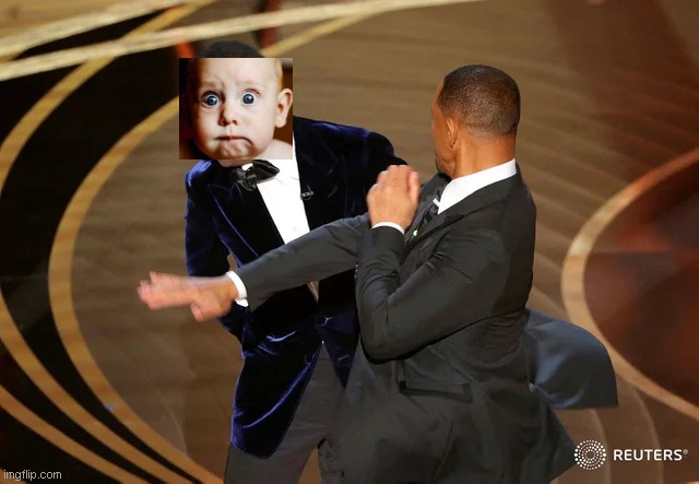 Will Smith punching Chris Rock | image tagged in will smith punching chris rock | made w/ Imgflip meme maker