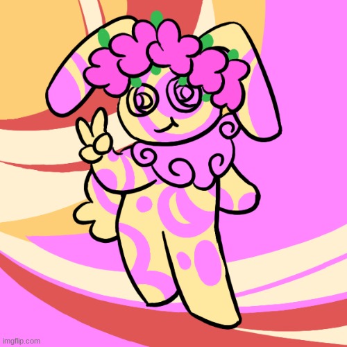 Meet Flora the Spinda! | image tagged in pokemon oc | made w/ Imgflip meme maker