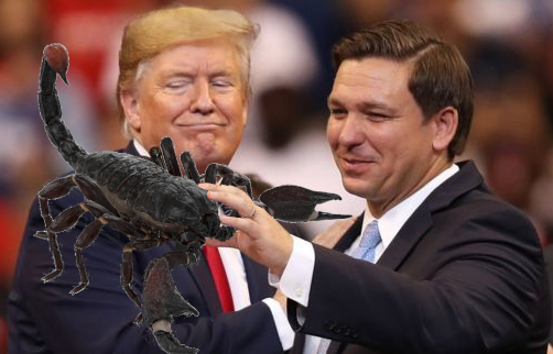 Cheeto Man, Scorpion and Florida Guy Blank Meme Template