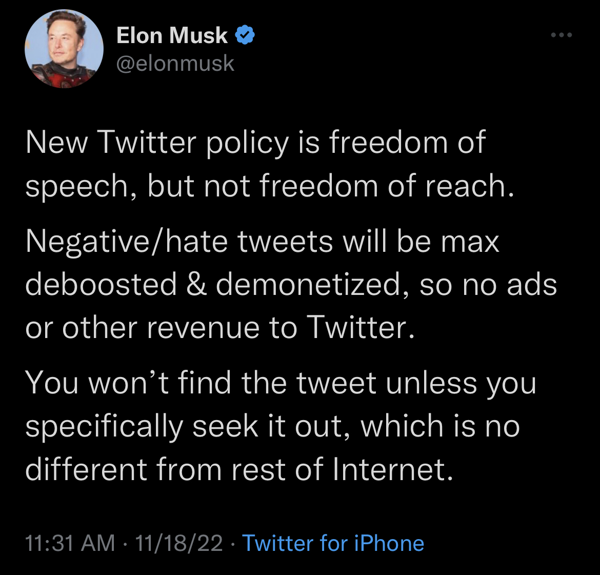 High Quality Elon Musk New Policy Blank Meme Template