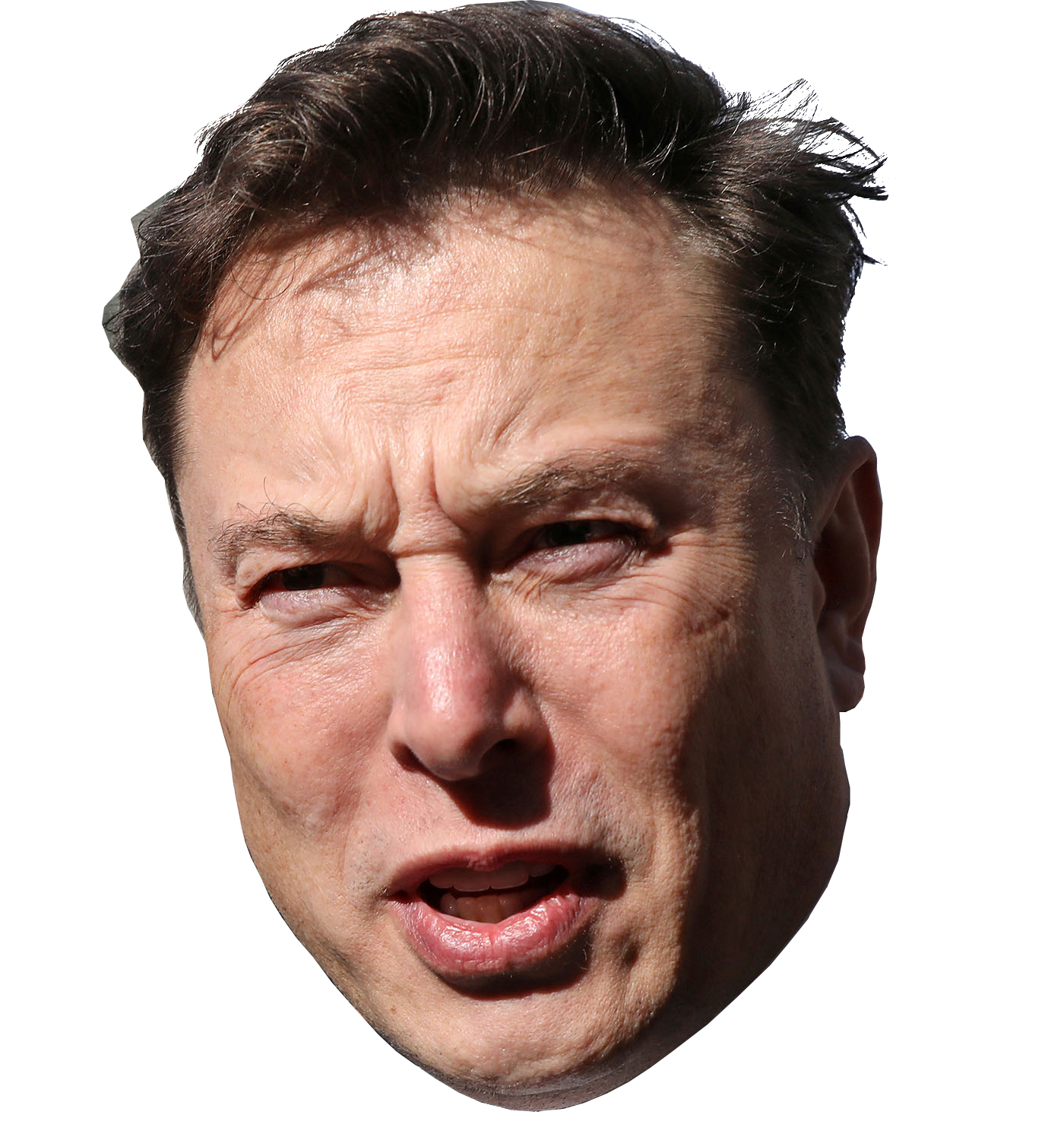 High Quality Elon face Blank Meme Template