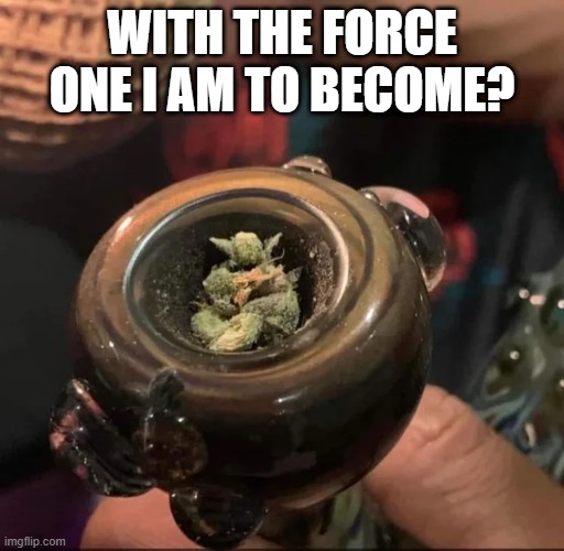 Yo-Toke-da | WITH THE FORCE ONE I AM TO BECOME? | image tagged in star wars | made w/ Imgflip meme maker