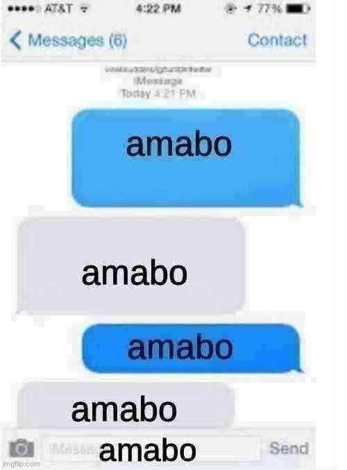 amabo 7 | made w/ Imgflip meme maker