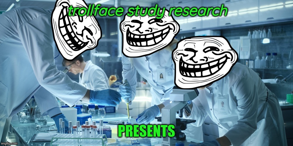 trollface lab Blank Meme Template